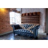 vintage Chester Saltire 2 Seater Leather Sofa - To Order