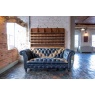 vintage Chester Saltire 2 Seater Leather Sofa - To Order