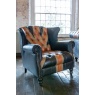 vintage Crompton Union Chair Leather