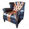 vintage Crompton Union Chair Leather