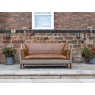 vintage Malone Large 2 Seater - HTW & Brown Tan Leather - Fast Track