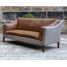 vintage Malone Large 2 Seater - HTW & Brown Tan Leather - Fast Track