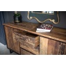 Carlton Java Sleeper Wood/Black Iron - 3 Drawer 2 Door Sideboard