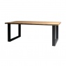 Carlton Sleeper Wood - 200cm Rectangular Dining Table with U Leg