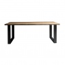 Carlton Sleeper Wood - 200cm Rectangular Dining Table with U Leg