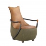 vintage Apache Chair in Leather