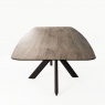 Carlton Venice Collection - Florence Ext. Oval Table 190 x 100 - Taupe  (Ceramic - Woodgrain)