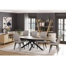 Carlton Venice Collection Parma Upholstered Chair - Now with Swivel Action in Truffle PU