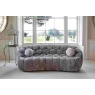 Carlton Aero Bubble 3 Seater Sofa with Cushion in Grey Chenille (New 2024)
