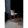 Anouk Barstool with Upholstered Seat Pad - Natural Linen