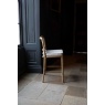 Carlton Anouk Barstool with Upholstered Seat Pad - Natural Linen