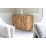 Carlton Chevron Sideboard 3 Door - In Natural Finish