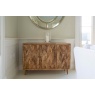 Carlton Chevron Sideboard 3 Door - In Natural Finish