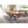 Carlton Chevron Dining Table 1.8m in Natural Finish (New 2024)