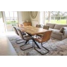 Chevron Dining Table 1.8m in Natural Finish