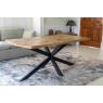 Carlton Chevron Dining Table 1.8m in Natural Finish