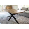 Carlton Chevron Dining Table 1.8m in Natural Finish