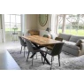 Carlton Chevron Dining Table 1.8m in Natural Finish (New 2024)