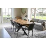 Carlton Chevron Dining Table 1.8m in Natural Finish