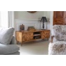 Carlton Chevron TV Cabinet 2 door in Natural Finish..
