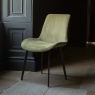 Evia Dining Chair - Green Velvet Packed in 4