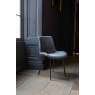 Evia Dining Chair - Grey Velvet Packed in 4