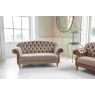 vintage Haworth 2 Seater Sofa in Hunting Lodge Harris Tweed with Medium Oak Legs - Fast Track