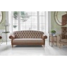 vintage Haworth 3 Seater Sofa in Hunting Lodge Harris Tweed with Medium Oak Legs - Fast Track