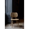 Carlton Kinsey Dining Chair with Upholstered Seat Pad - Natural Linen