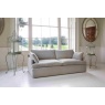 vintage Ronnie 2 Seater Sofa in Khaki Linen Fabric