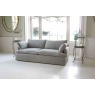 Ronnie 2 Seater Sofa in Khaki Linen Fabric