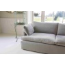 vintage Ronnie 2 Seater Sofa in Khaki Linen Fabric