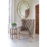 vintage Kensington Deluxe Chair with Buttoned Arms (3HTW Hunting Lodge & Tan Leather)