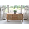 Carlton Toba - Arch Sideboard in Recycled Teak with 2 Doors & 3 Drawers - Natural Rustic Finish