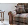 vintage Winderwath 2 Seater Sofa - Malham Green Wool + Tan Leather (Fast Track)